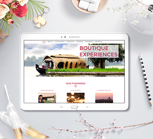 bespoke- travel agency website design