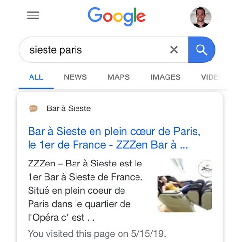 sieste paris spécialiste seo 